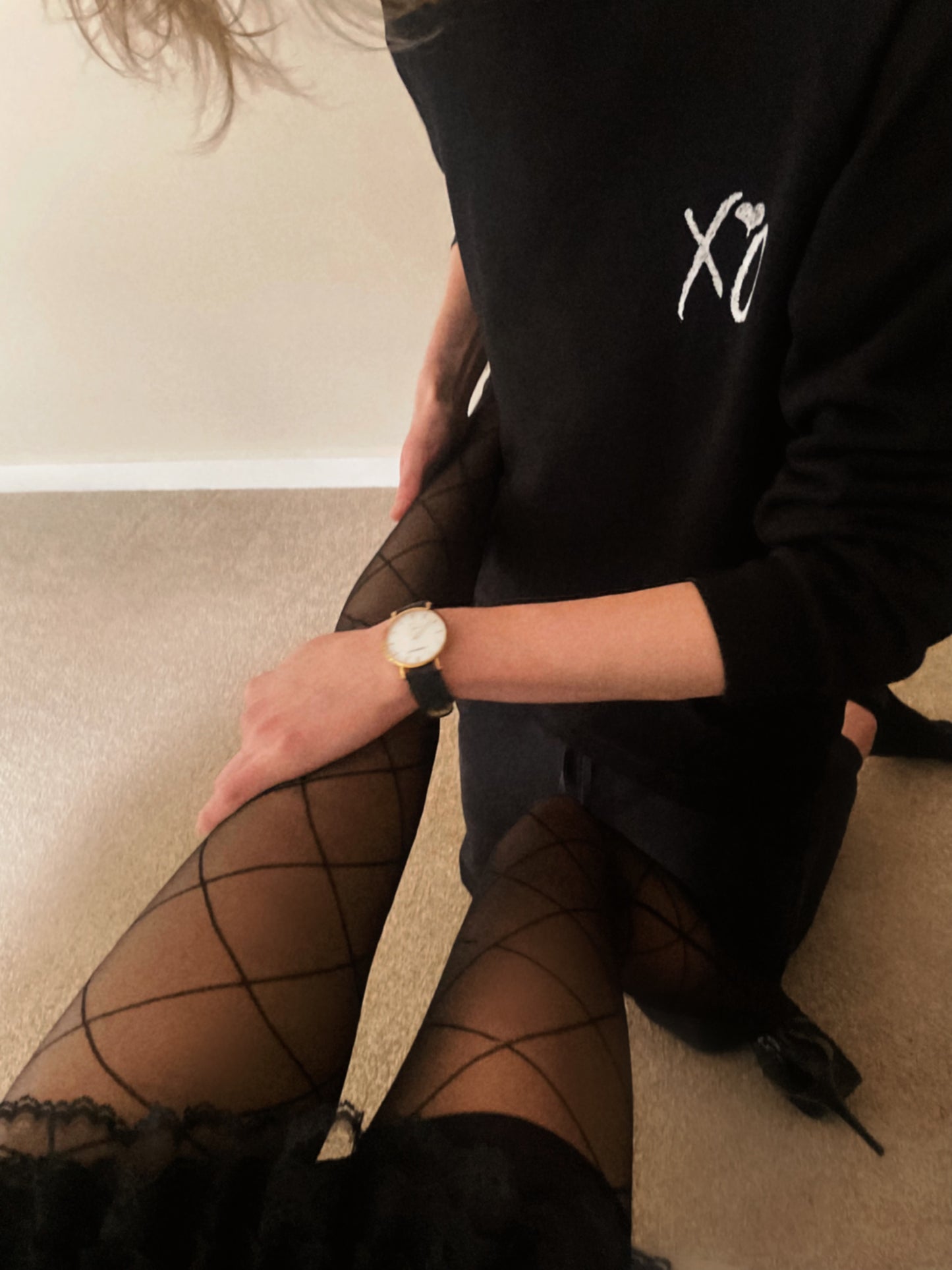 Criss Cross Diamond Tights