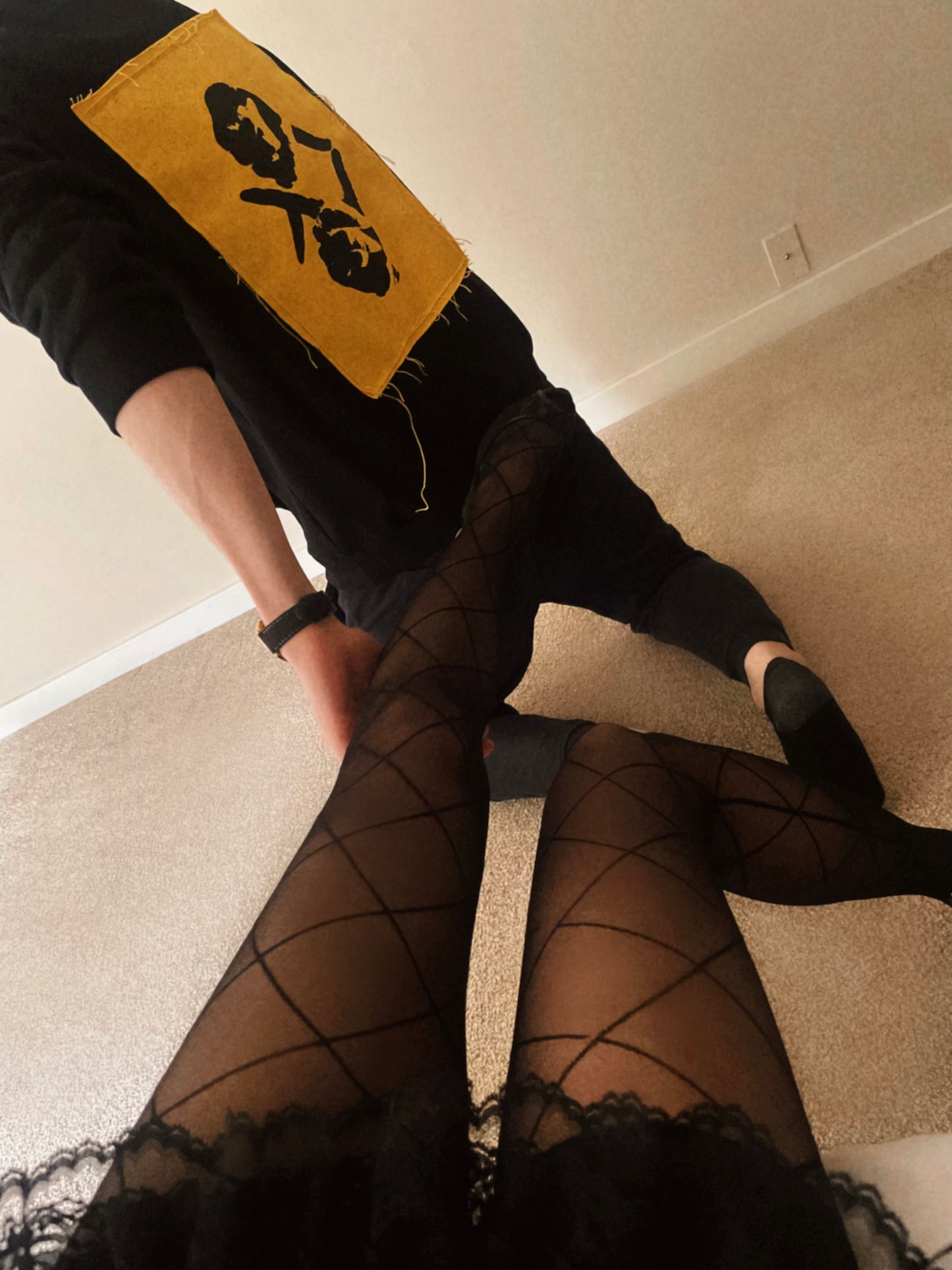 Criss Cross Diamond Tights