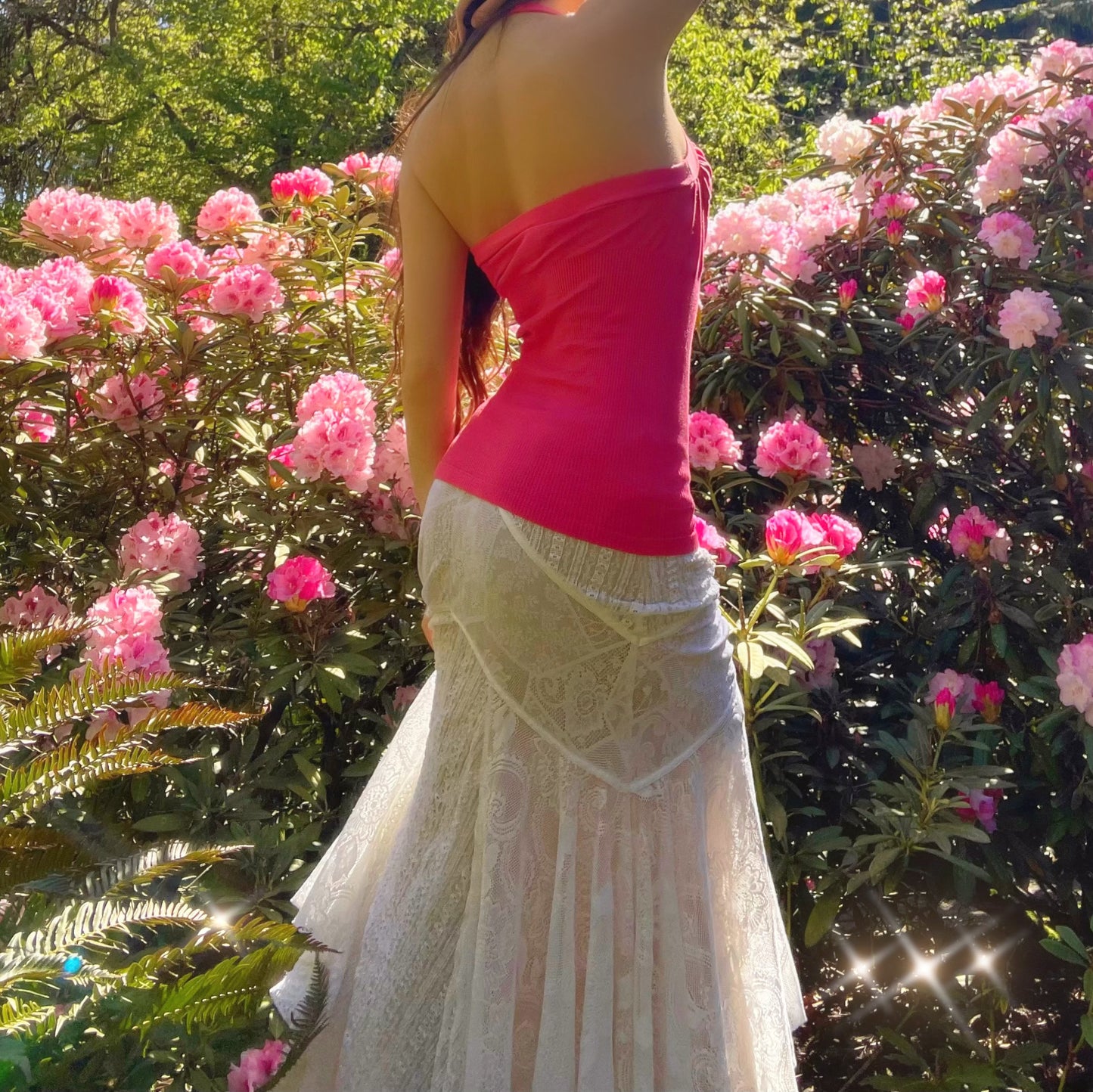 Vintage 90's Bebe Hot Pink Halter Top