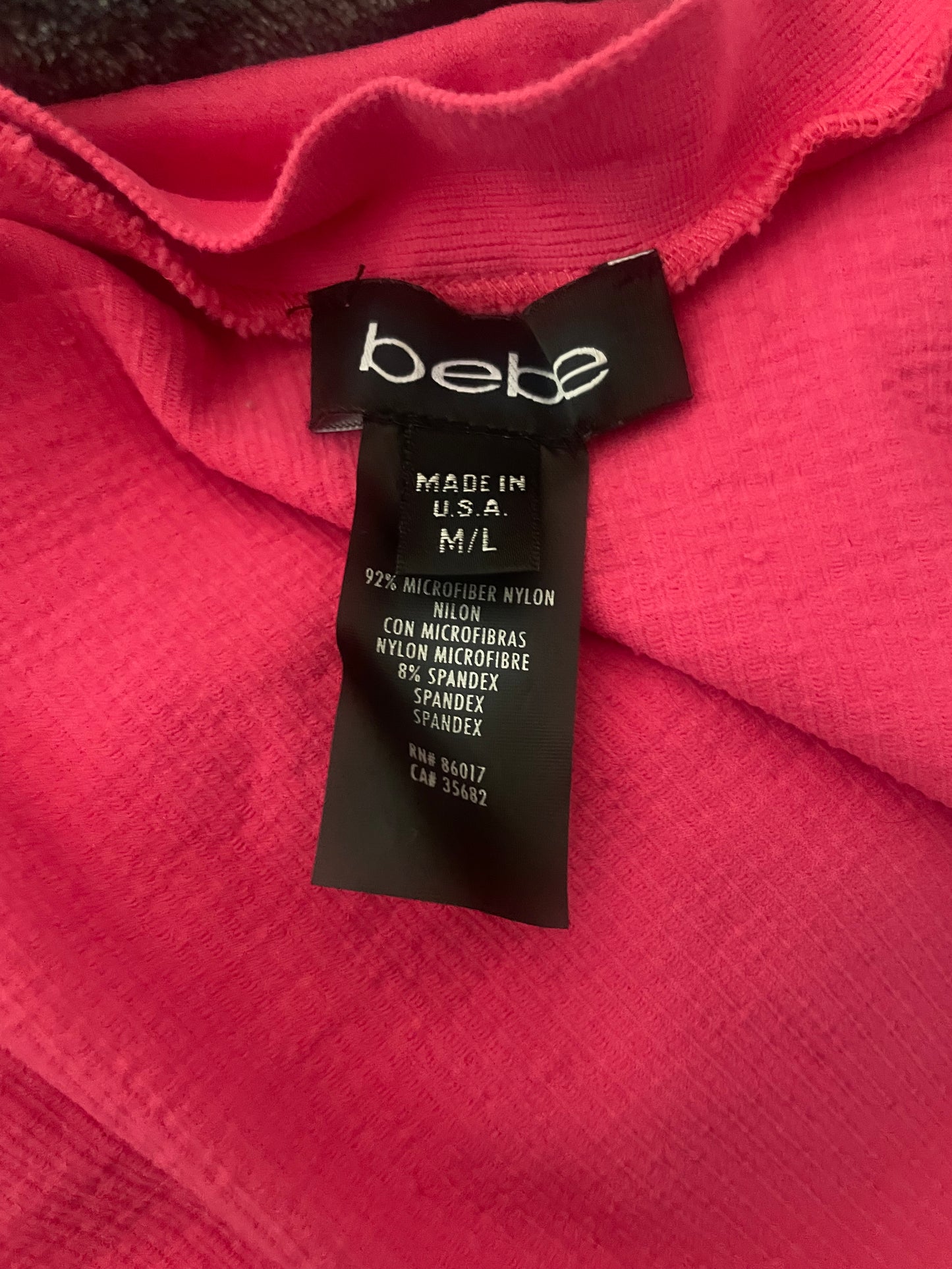 Vintage 90's Bebe Hot Pink Halter Top