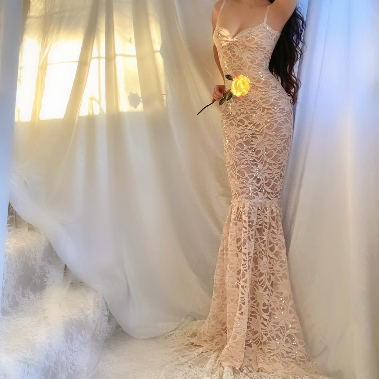 Golden Hour Muse Mermaid Lingerie Dress