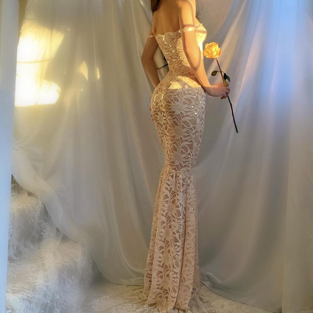 Golden Hour Muse Mermaid Lingerie Dress
