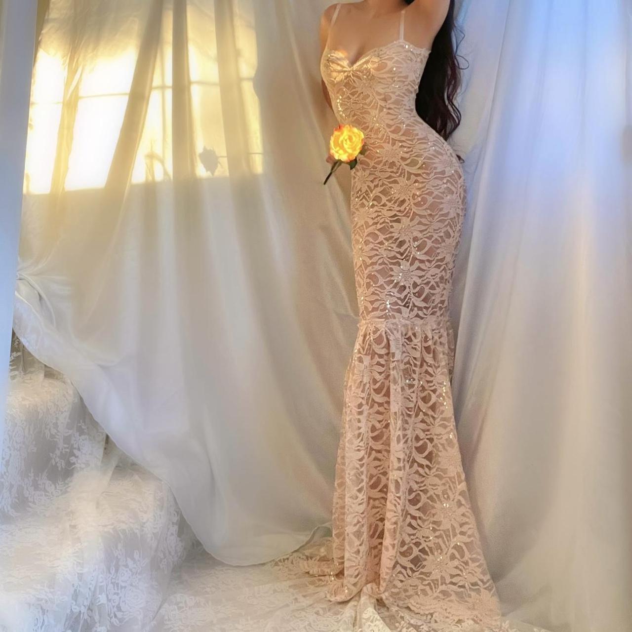 Golden Hour Muse Mermaid Lingerie Dress