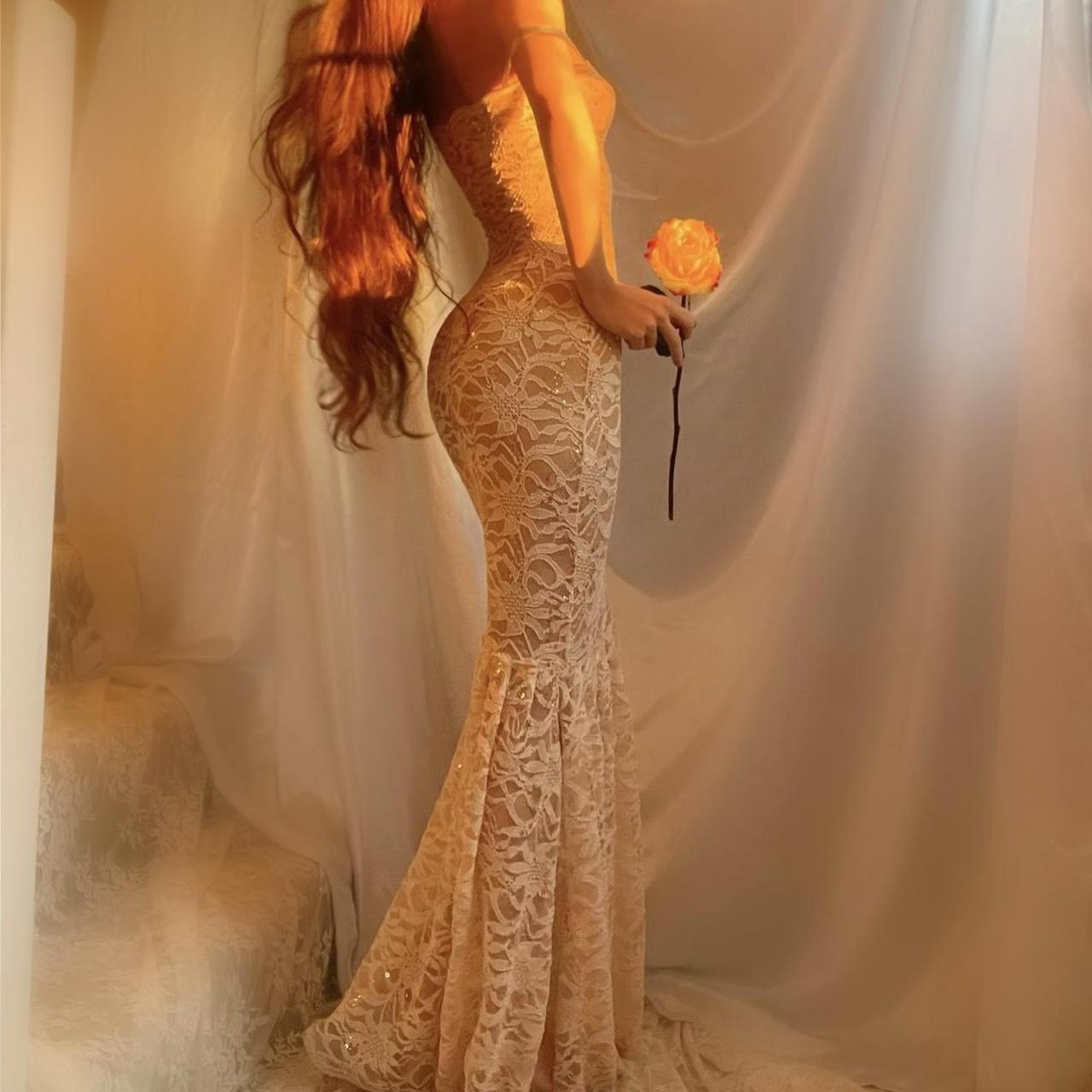 Golden Hour Muse Mermaid Lingerie Dress