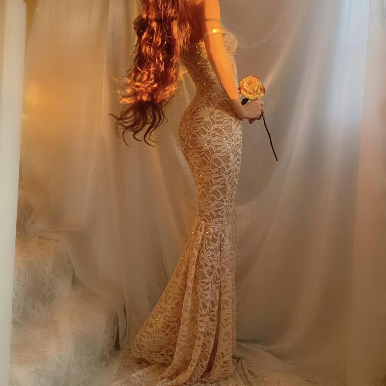 Golden Hour Muse Mermaid Lingerie Dress
