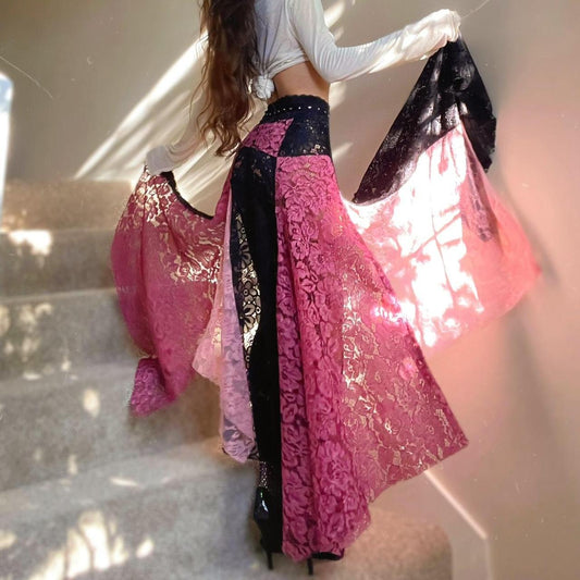 𝒫𝒾𝓃𝓀 𝒶𝓃𝒹 𝐵𝓁𝒶𝒸𝓀 𝐿𝒶𝒸𝑒 𝒫𝒶𝓉𝒸𝒽𝓌𝑜𝓇𝓀 𝐹𝒶𝒾𝓇𝓎 𝑀𝒶𝓍𝒾 𝒮𝓀𝒾𝓇𝓉.