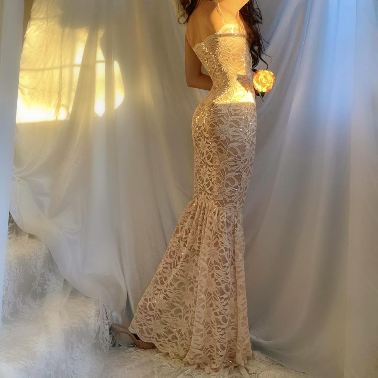 Golden Hour Muse Mermaid Lingerie Dress