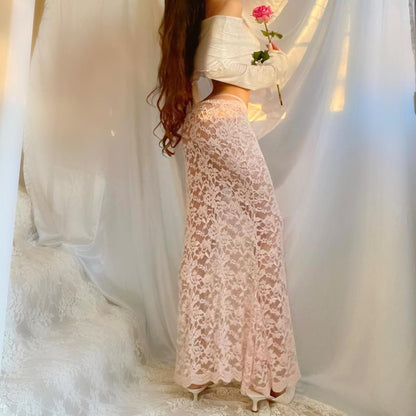 Aphrodite's Angel White Sparkly Crop Top