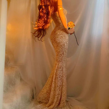 Golden Hour Muse Mermaid Lingerie Dress