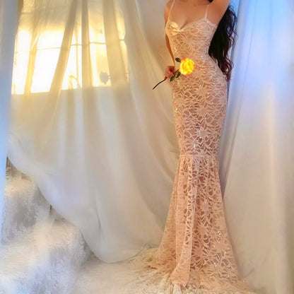 Golden Hour Muse Mermaid Lingerie Dress