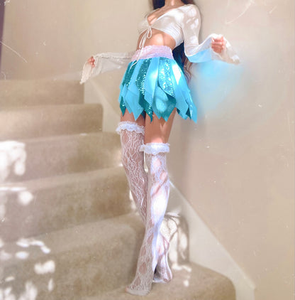  Handmade_Mermaid_Fairy_Skirt