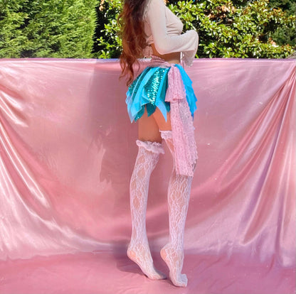  Handmade_Mermaid_Fairy_Skirt