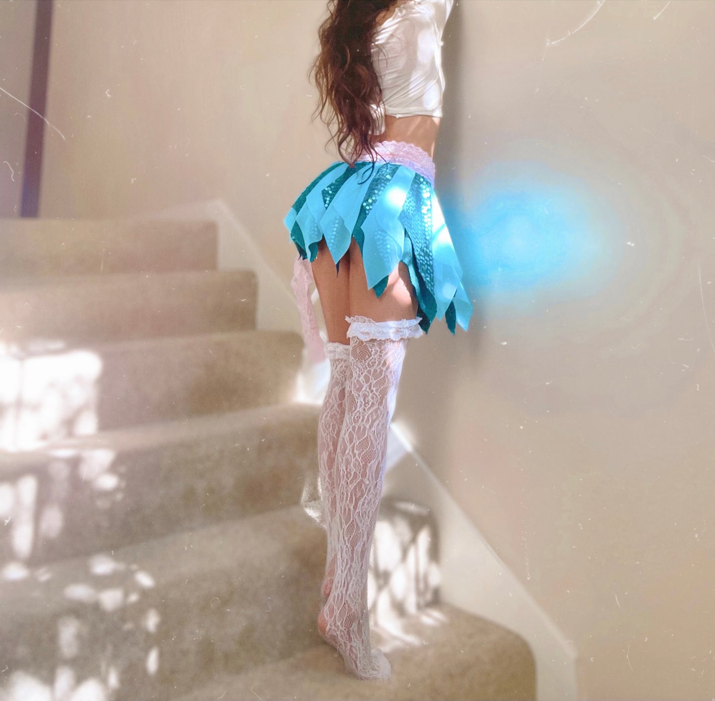  Handmade_Mermaid_Fairy_Skirt