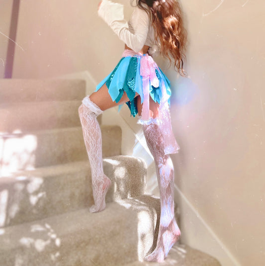  Handmade_Mermaid_Fairy_Skirt