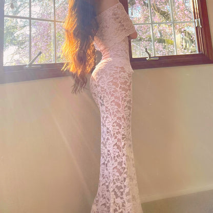 Light Pink Lace Matching Set