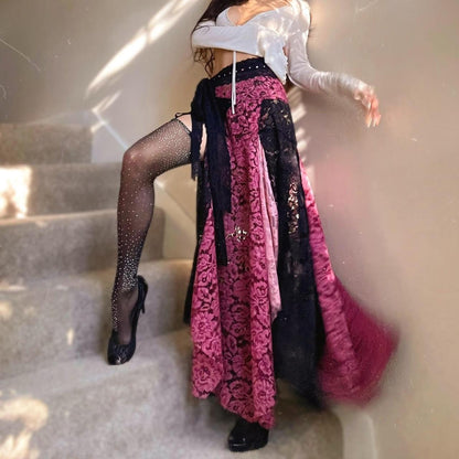 𝒫𝒾𝓃𝓀 𝒶𝓃𝒹 𝐵𝓁𝒶𝒸𝓀 𝐿𝒶𝒸𝑒 𝒫𝒶𝓉𝒸𝒽𝓌𝑜𝓇𝓀 𝐹𝒶𝒾𝓇𝓎 𝑀𝒶𝓍𝒾 𝒮𝓀𝒾𝓇𝓉.