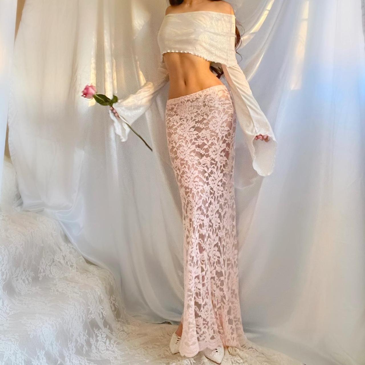 White Sparkly Off the Shoulder Angel Sleeve Crop Top